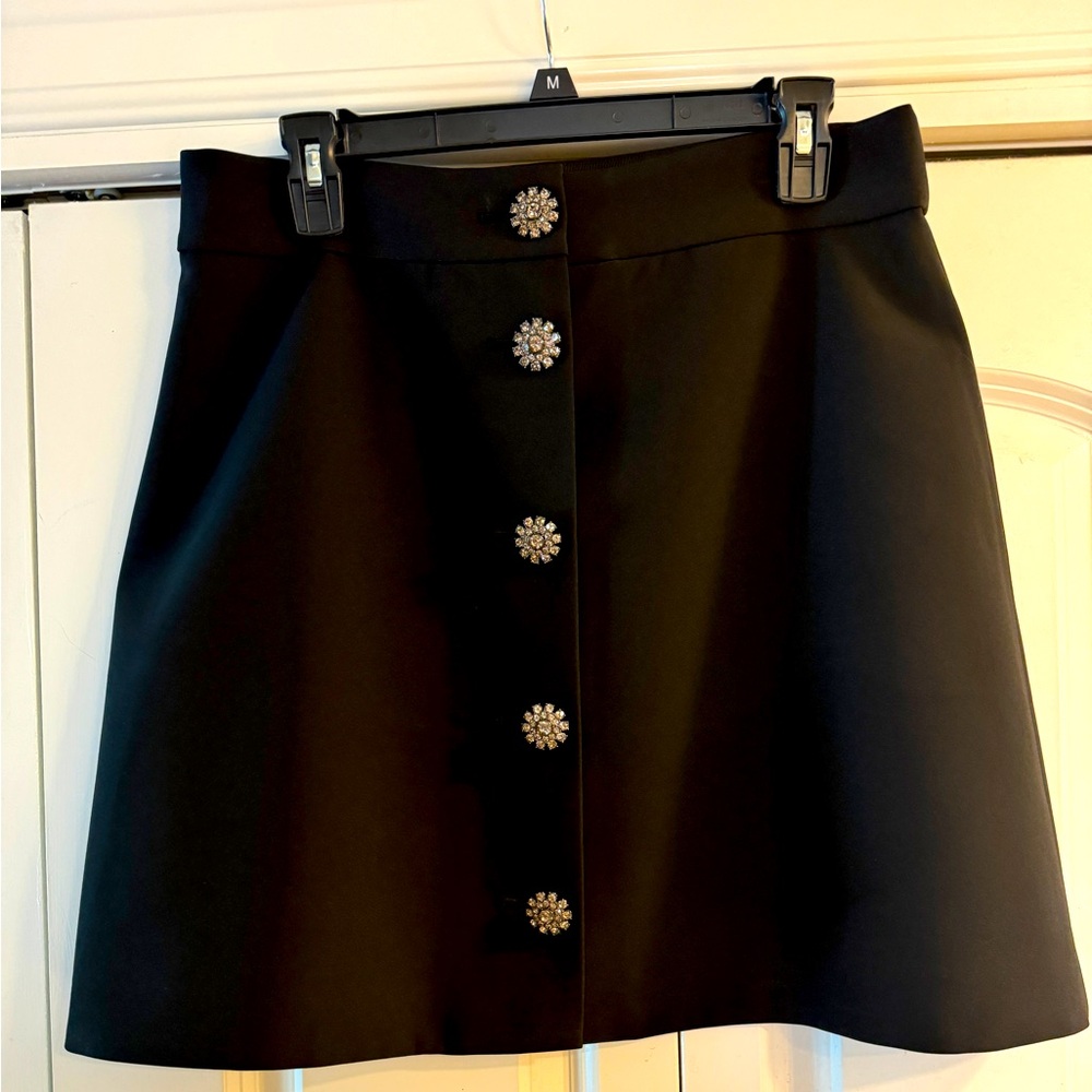 NWT….Brand new skirt Kate ♠️ Spade…..beautiful…size 10…rhinestone buttons.